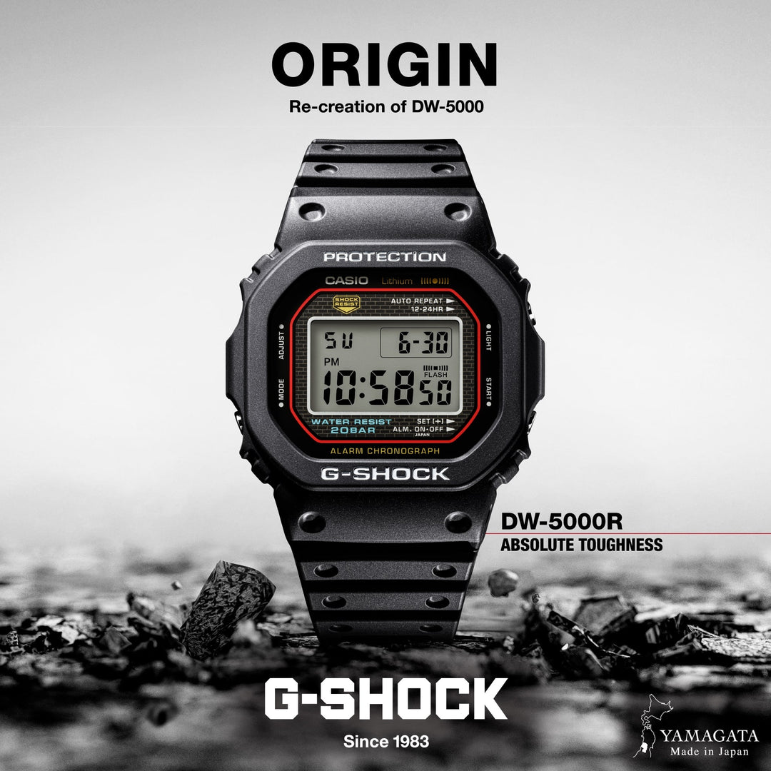 Casio G-SHOCK DW-5000R-1AER «Origin Revival» – Tidssonen nettbutikk